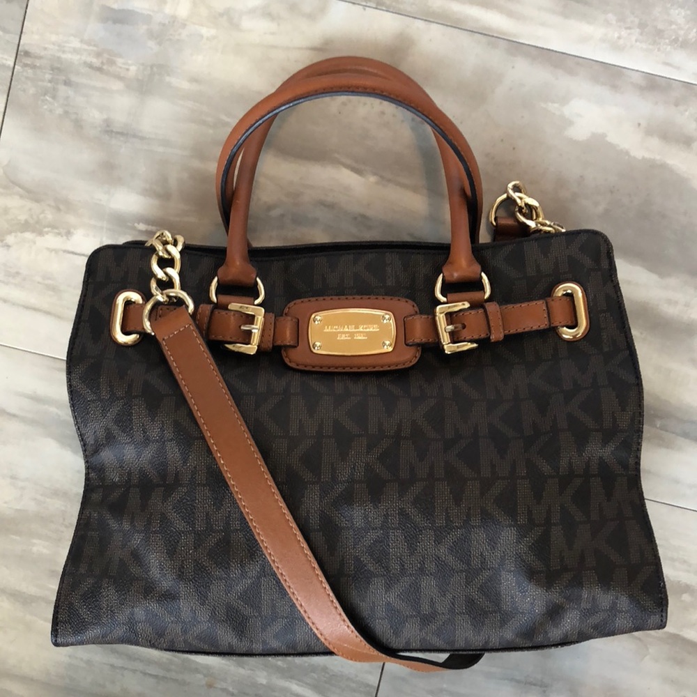 Michael Kors Brown Signature Satchel
